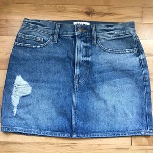 FRAME Jean mini Skirt